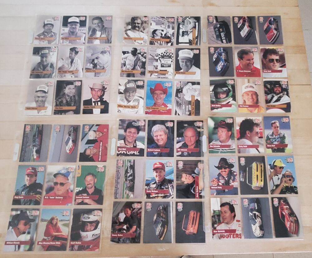 HUGE LOT (180) 1991 CAR Pro Set Winston Racing 1991 In Plastic, Incl Rich Petty